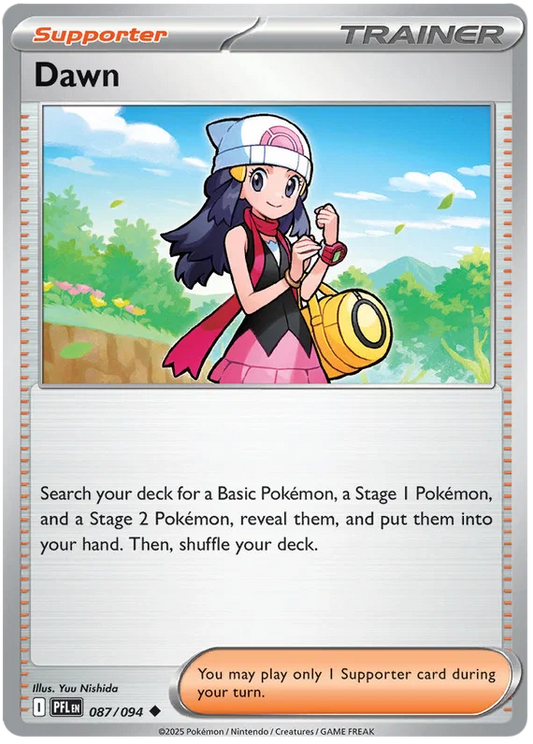 Pokémon Dawn #087 common kaart uit de Phantasmal Flames set