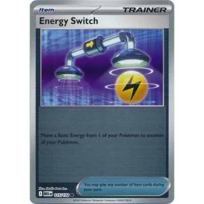 Pokémon Energy Switch #115 Reverse Holo kaart uit de Mega Evolution set