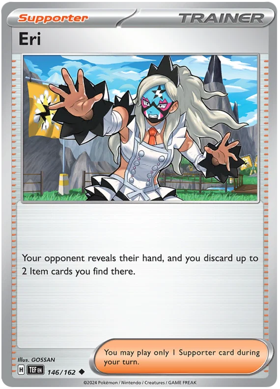Pokémon Eri common kaart nummer 146 uit de Temporal Forces set