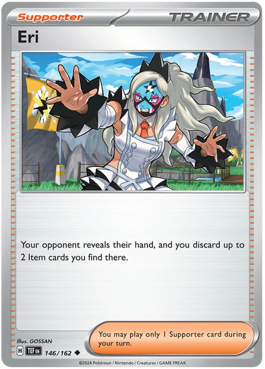 Pokémon Eri common kaart nummer 146 uit de Temporal Forces set