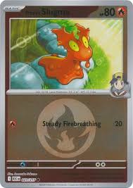 Ethan's Slugma Reverse Holo Pokémon kaart uit Ascended Heroes set nummer 023