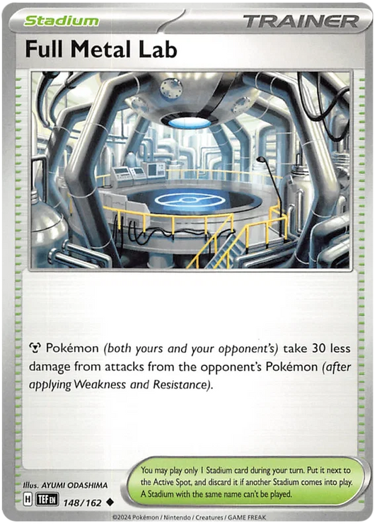 Pokemon Full Metal Lab common trainerkaart #148 uit Temporal Forces set