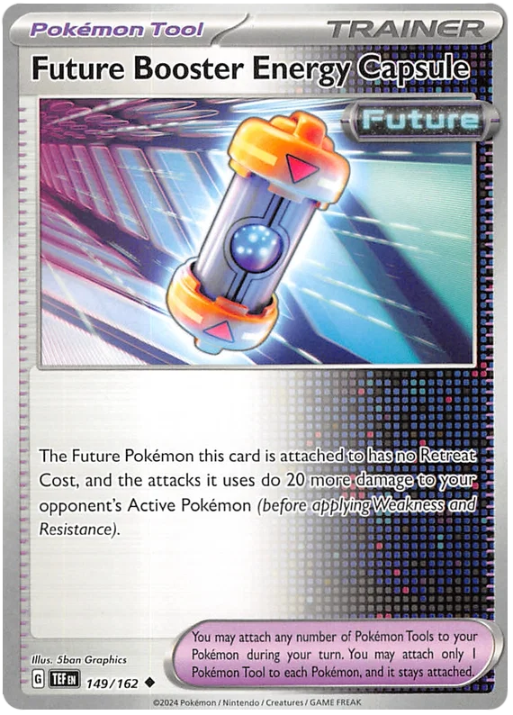 Pokémon Future Booster Energy Capsule kaart uit de Temporal Forces set, common #149