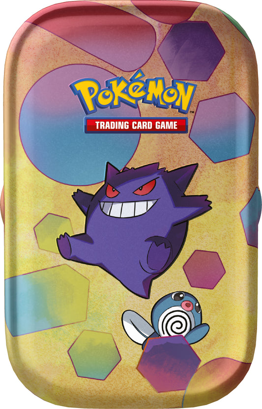Pokemon 151 Mini Tin Gengar en Poliwag met 2 boosterpacks en munt