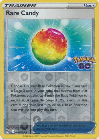 #069 Rare candy reverse holo