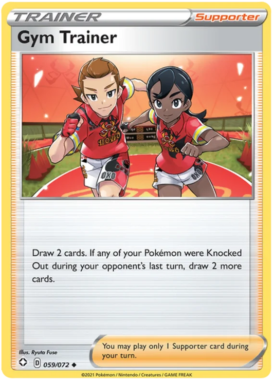 Gym Trainer supporter kaart 059/072 uit de Pokémon Shining Fates set