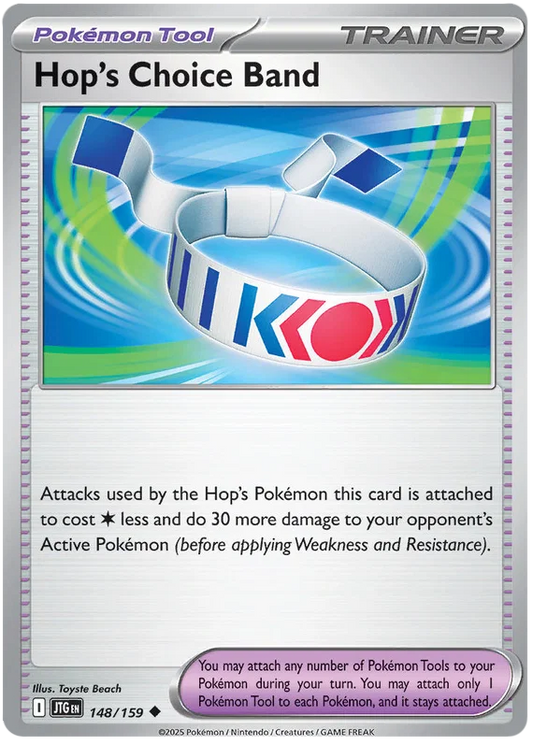 Pokémon Hop's Choice Band kaart nummer 148 uit de Journey Together set, common rarity