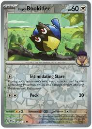 Pokémon Hop's Rookidee Reverse Holo kaart #133 uit de Journey Together set