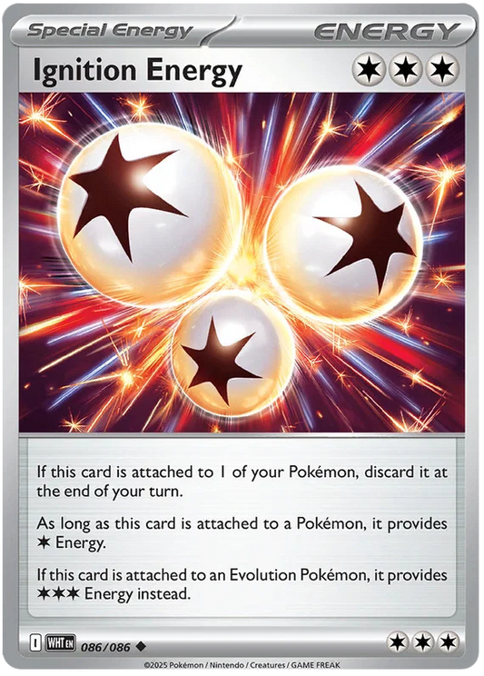 Ignition Energy common kaart #086 uit de Pokémon White Flare set