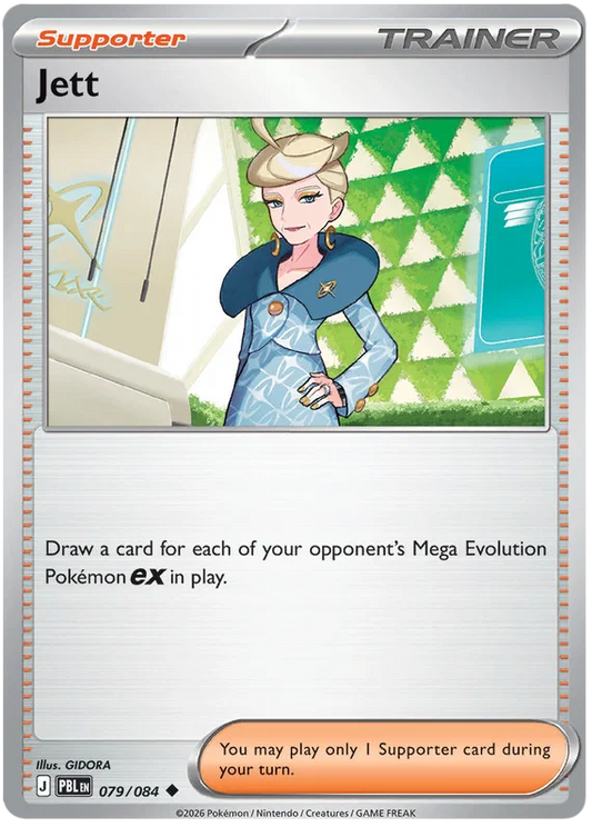 Jett #079 common losse Pokémon kaart uit de Pitch Black set