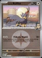 Larry's Rufflet Reverse Holo Pokémon kaart uit Ascended Heroes set, kaartnummer 173
