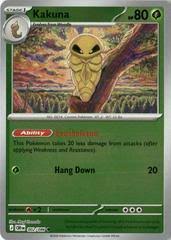 Kakuna Reverse Holo kaart uit de Chaos Rising set, kaartnummer 002