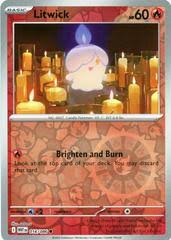 Litwick Reverse Holo kaart #016 uit de Pokémon White Flare set