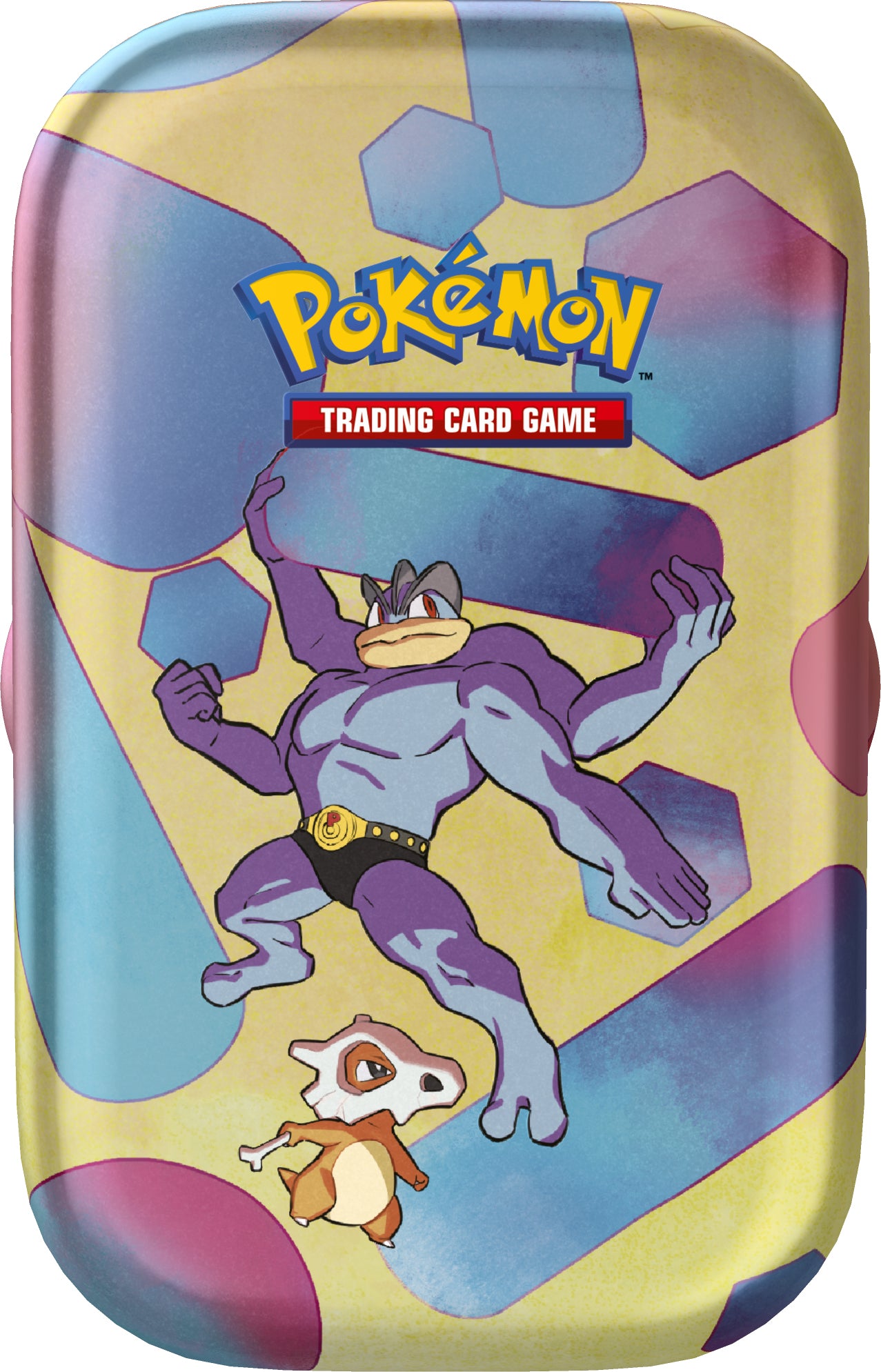 Pokemon 151 Mini Tin Machamp en Cubone met 2 boosterpacks en munt