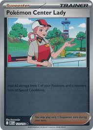 Pokemon Mega Evolution Lady #123 reverse holo kaart uit Pokémon Center