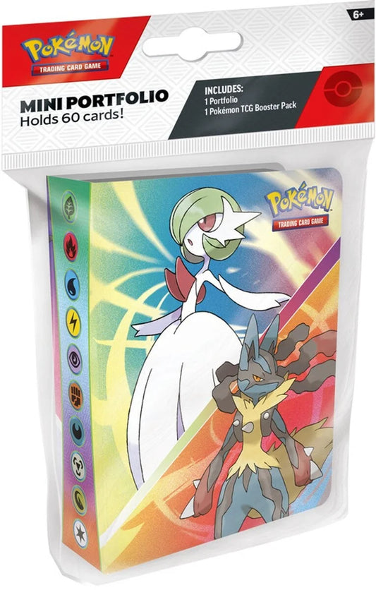 Pokémon TCG Mega Evolution Mini Portfolio in originele verpakking vooraanzicht