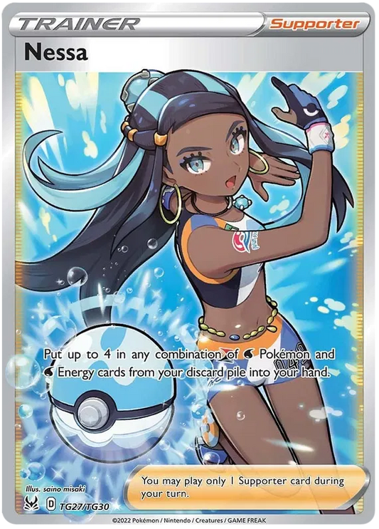 Nessa Full Art TG27/TG30 Trainer Gallery kaart uit Lost Origin