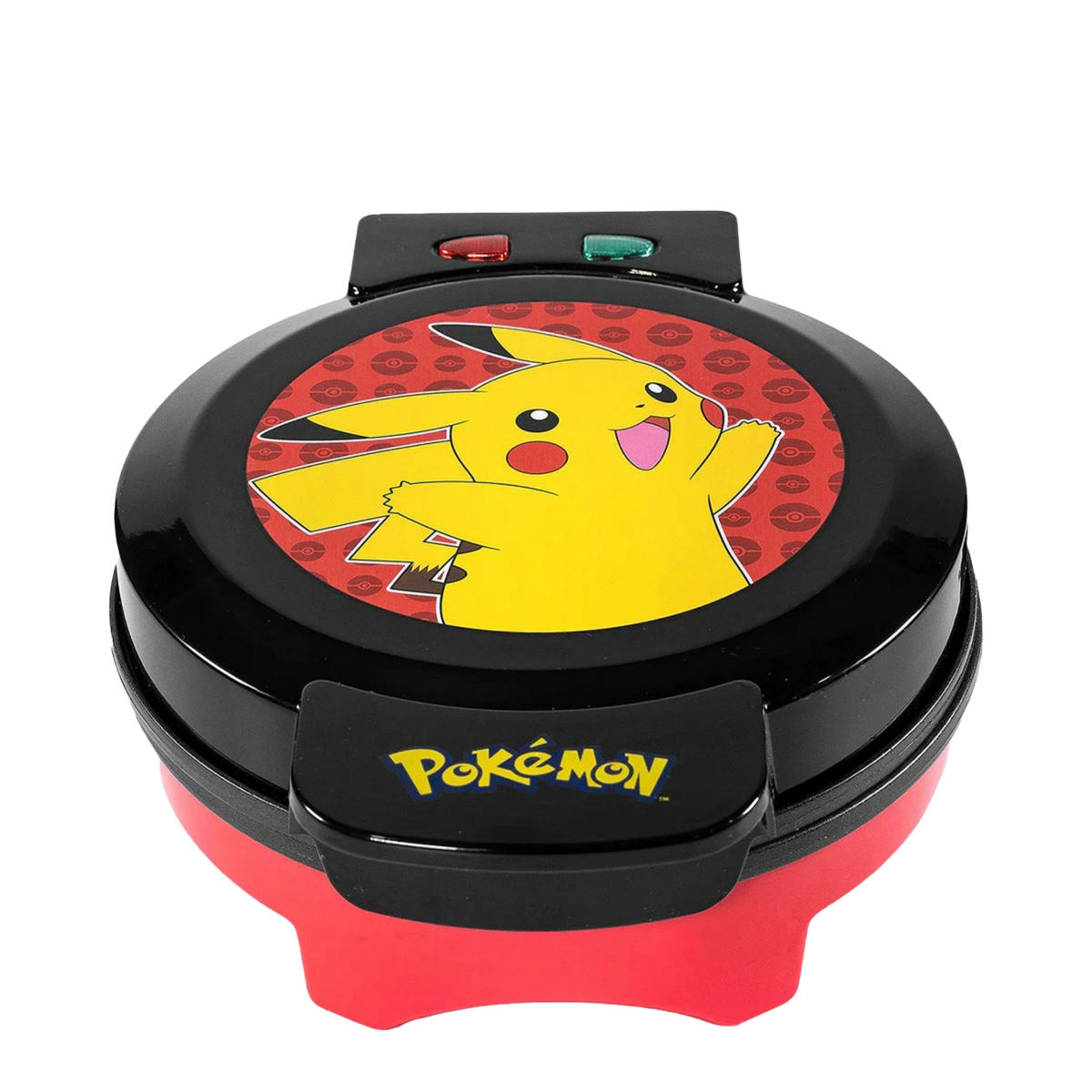 Pokémon Pikachu wafelijzer met wafel in Pikachu vorm