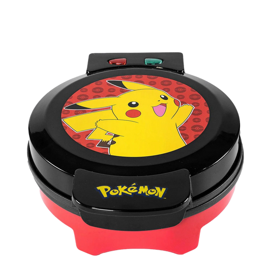 Pokémon Pikachu wafelijzer met wafel in Pikachu vorm
