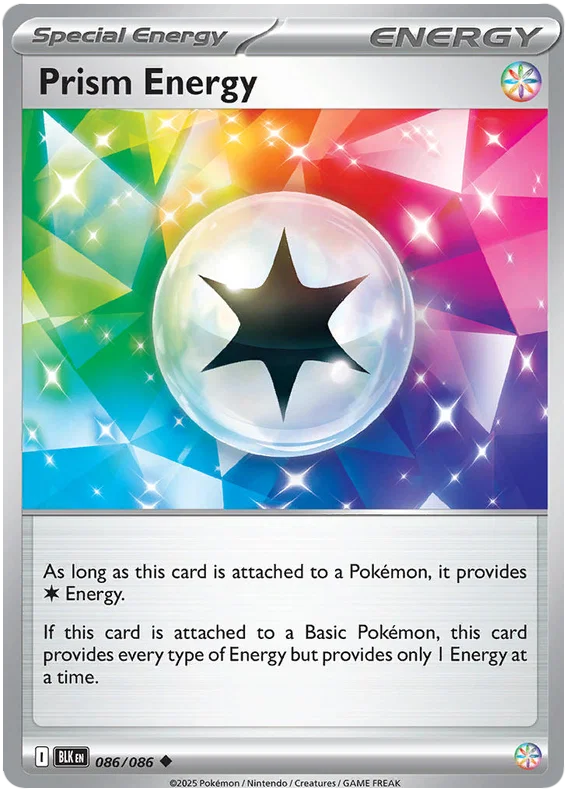 Pokémon Prism Energy #086 common kaart uit de Black Bolt-uitbreiding