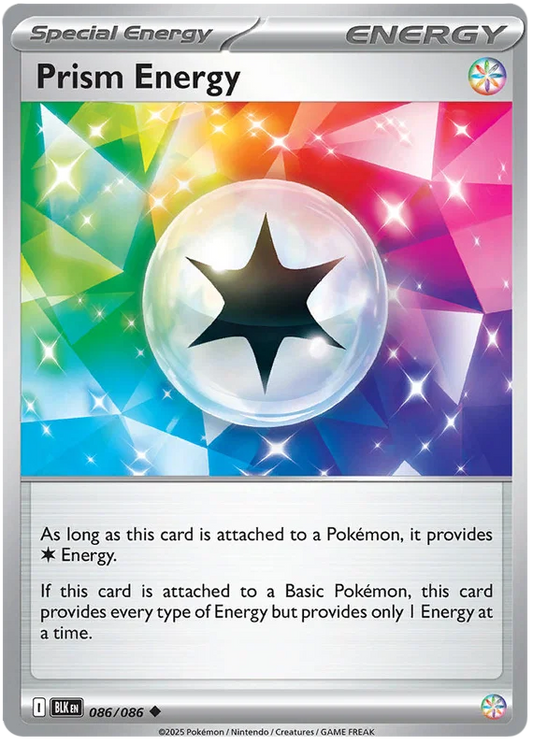Pokémon Prism Energy #086 common kaart uit de Black Bolt-uitbreiding