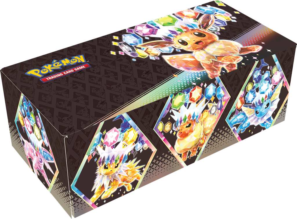 Pokémon Prismatic Evolutions Surprise Box met promokaart en booster packs