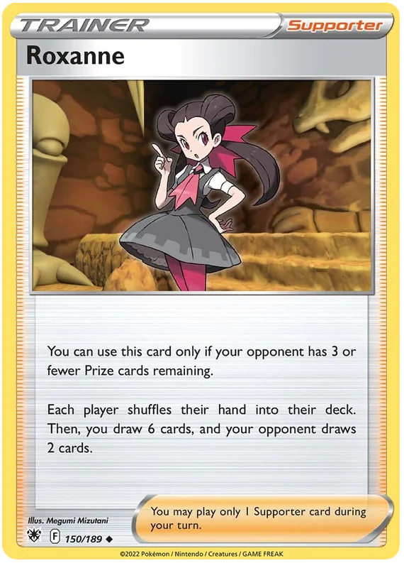 Roxanne Supporter kaart #150/189 common uit Pokemon Astral Radiance