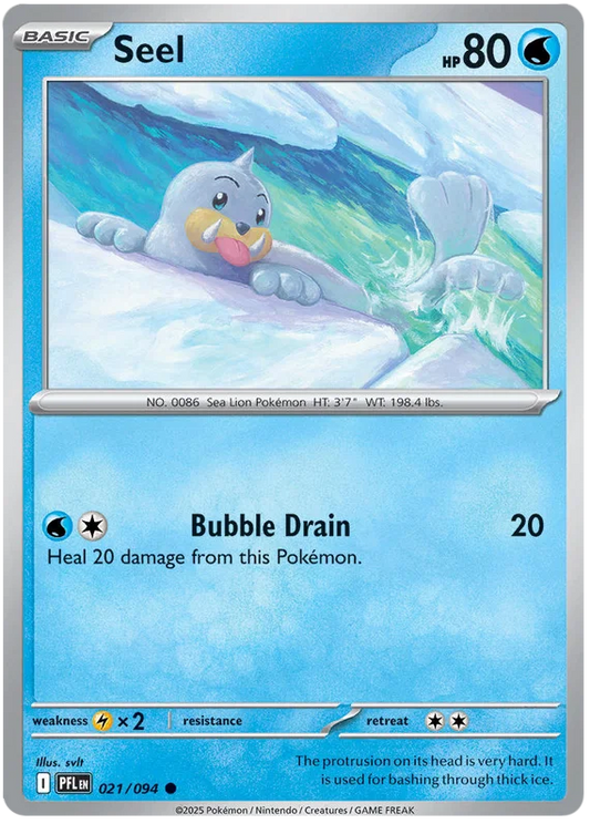 Pokémon Seel #021 common kaart uit de Phantasmal Flames set