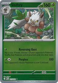 Pokémon Shiftry Reverse Holo kaart uit de Mega Evolution set met kaartnummer 015