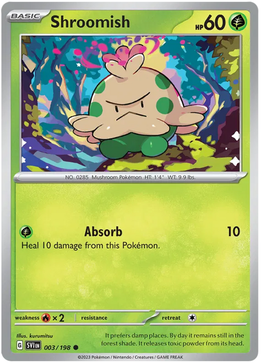 Shroomish #003 common kaart uit de Pokémon Scarlet & Violet base set