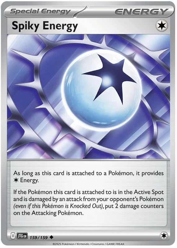 Pokémon Spiky Energy #159 common kaart uit de Journey Together set