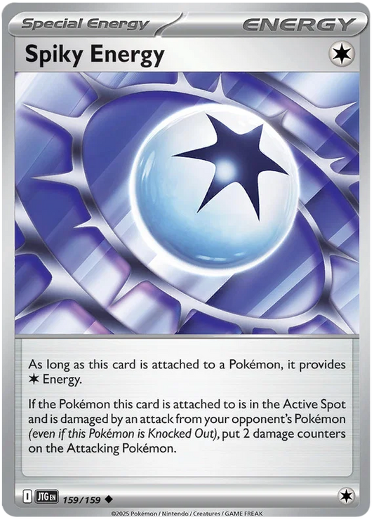 Pokémon Spiky Energy #159 common kaart uit de Journey Together set