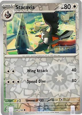 Staravia #149 Reverse Holo kaart uit de Pokémon Scarlet & Violet basisset