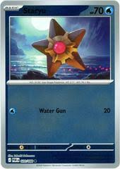 Staryu #020 reverse holo Pokémon kaart uit de Perfect Order set