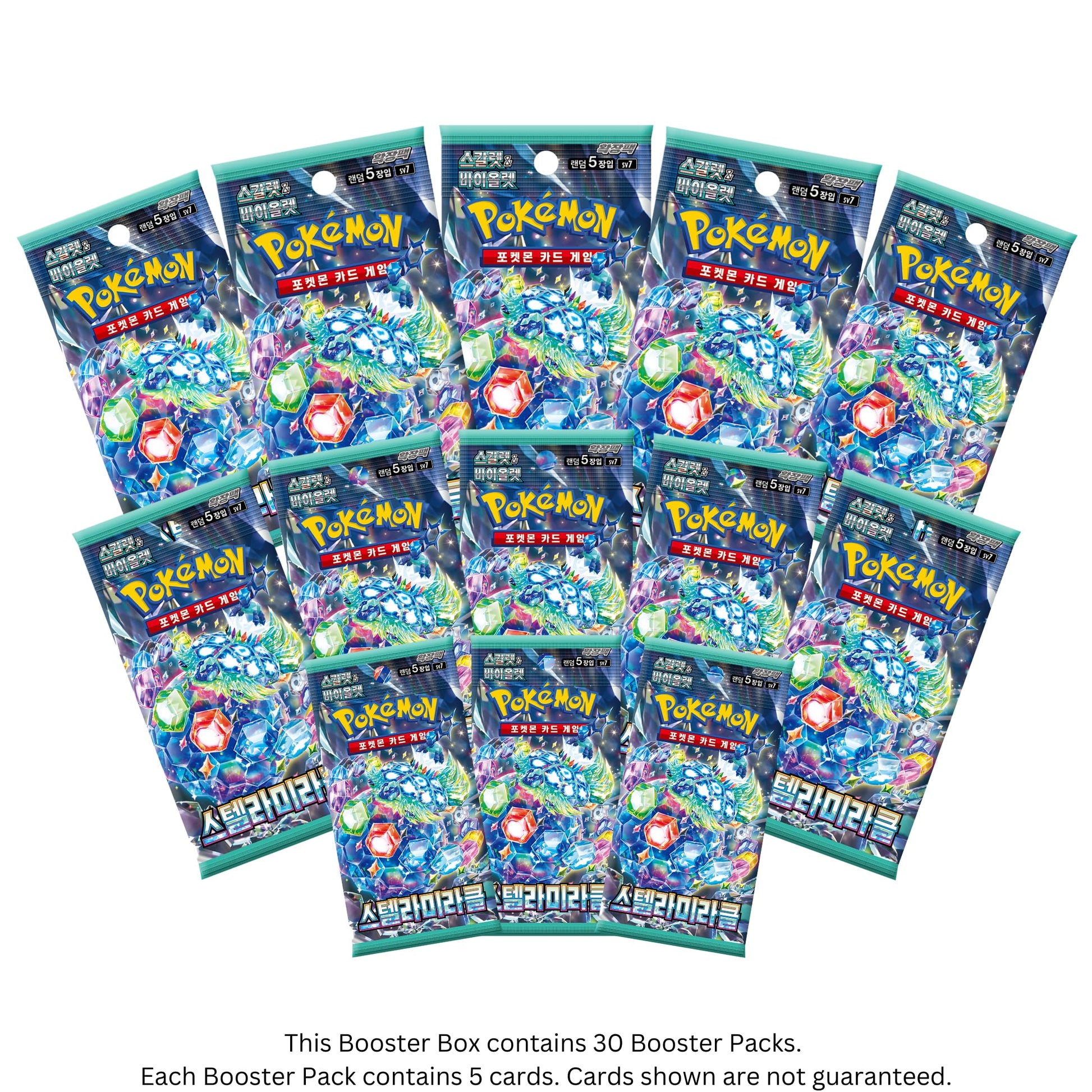 Pokemon Stellar Miracle Koreaanse Booster Display met 30 verzegelde boosterpacks - verpakking