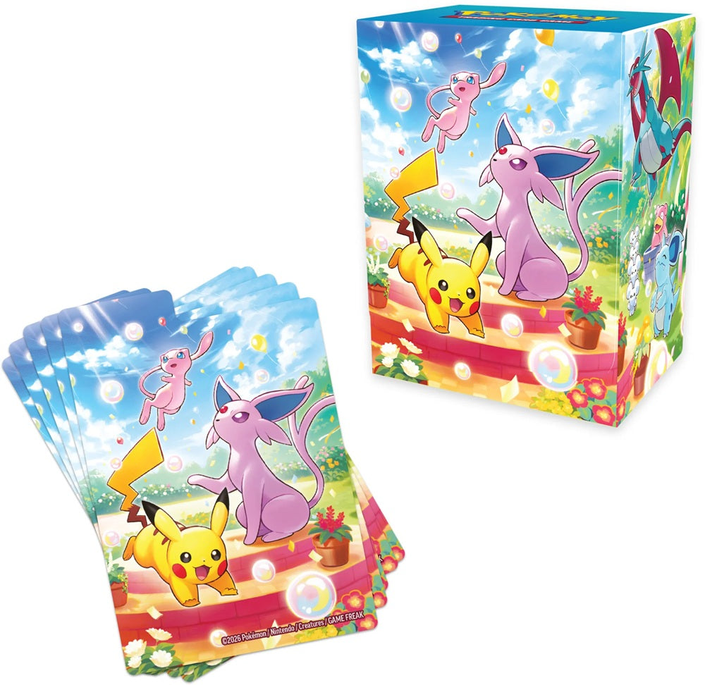 De luxe opbergbox en deckbox met handige organisers voor het sorteren van je Pokémon-kaarten.
