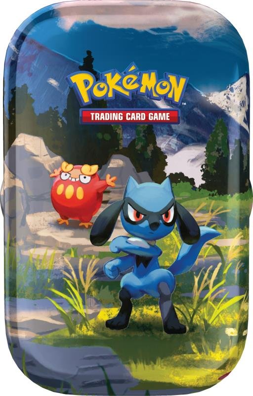 Pokémon TCG Ascended Heroes Mini Tin met Riolu en Darumaka inclusief boosterpacks en art card