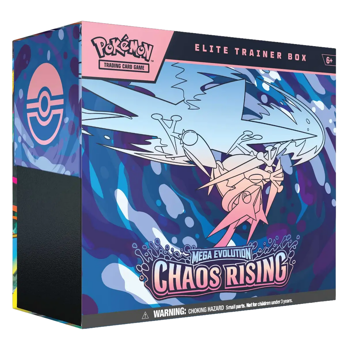 Pokémon TCG Chaos Rising Elite Trainer Box met Fennekin promo kaart en toebehoren
