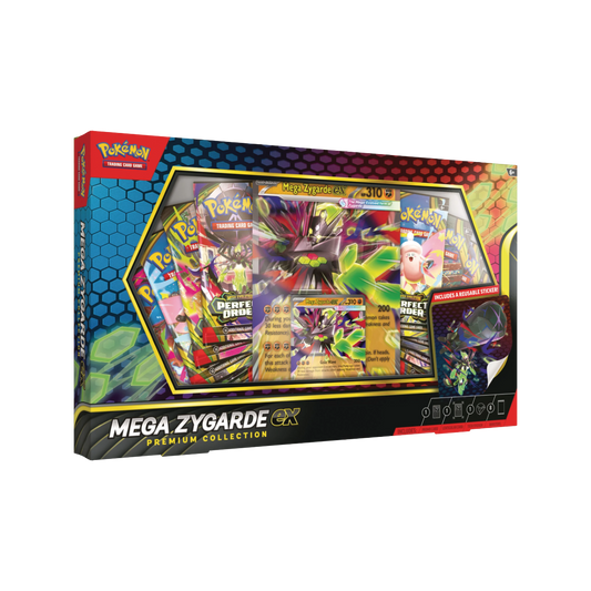 Pokémon TCG Mega Zygarde ex Premium Collection Box met promo kaarten en boosters