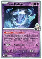 Team Rocket's Carbink Reverse Holo kaart #086 uit de Pokemon Destined Rivals set