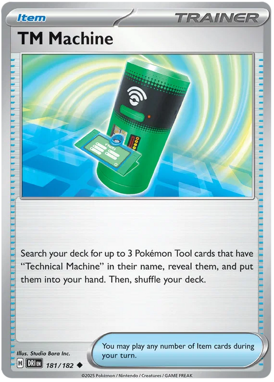 Pokémon TM Machine common kaart #181 uit de Destined Rivals set