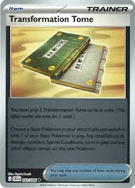 Transformation Tome reverse holo Pokemon kaart nummer 083 uit Chaos Rising set