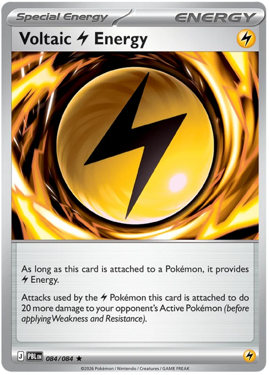 Pokémon Voltaic Energy Holo #084 uit de Pitch Black set, losse kaart