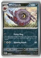 Whirlipede Reverse Holo kaart #116 uit de Pokémon Twilight Masquerade set