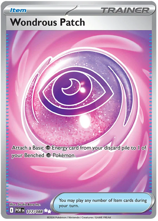Wondrous Patch Ultra Rare Pokémon kaart #117 uit Perfect Order set