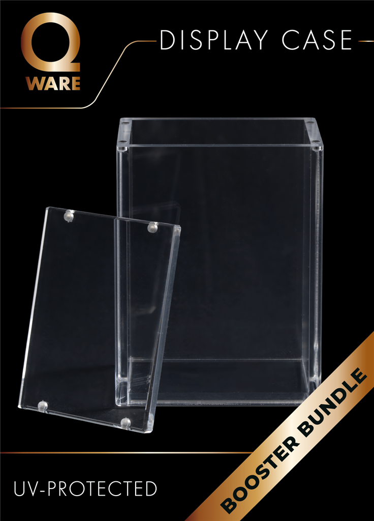 Qware Booster Bundle Acrylic Case van 11 cm hoog voor Pokémon booster bundles - detailfoto