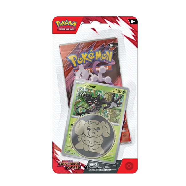 Pokémon Scarlet & Violet Destined Rivals Zarude 1-Pack Blister met promokaart en munt