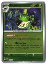 Sinistcha #006 Reverse Holo Pitch Black losse Pokémon kaart uit Shrouded Fable