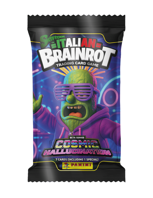 Skifidol Italian Brainrot TC 2 Cosmic Hallucination Booster Pack met 7 kaarten (verschillende artworks beschikbaar)