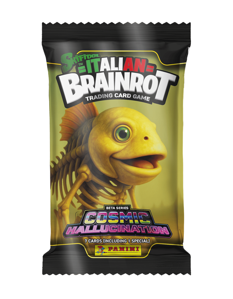 Skifidol Italian Brainrot TC 2 Cosmic Hallucination Booster Pack met 7 kaarten (verschillende artworks beschikbaar)